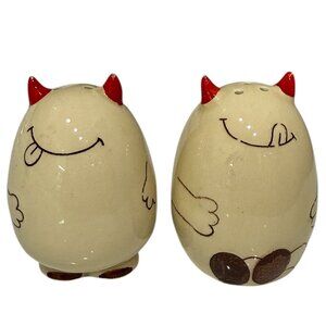 MCM LaGardo Tackett Deviled Egg Salt Pepper Shakers Japan